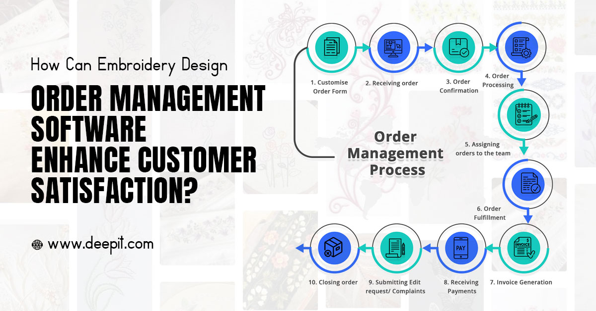 How Can Embroidery Design Order Management Software Enhance Customer Satisfaction